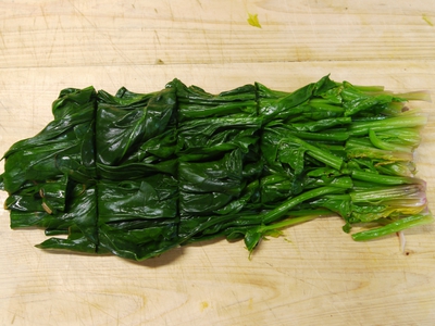 ほうれん草のイタリアンサラダ２種