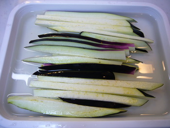 なすのしょうが焼き