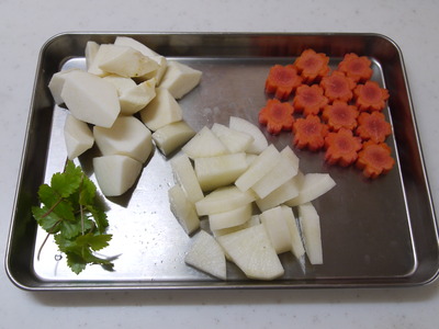 具だくさんのお雑煮～白味噌仕立て～