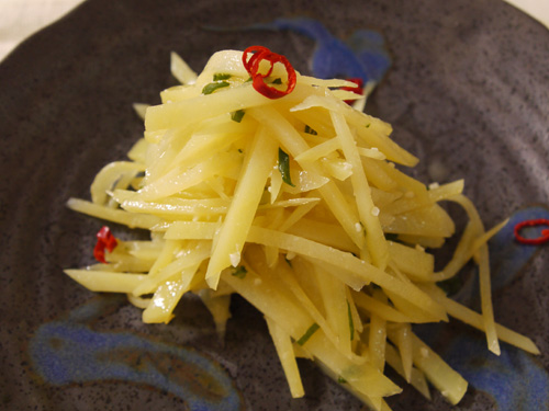 じゃがいもの塩麹ナムル