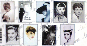 Audrey Hepburn Postcard Set 1