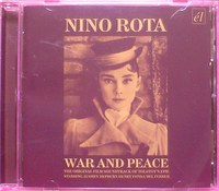 「戦争と平和」オリジナル・サントラ　新盤　ニーノ・ロータ