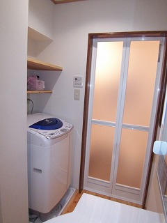 ◆洗濯機スペース◆　W邸水廻りリフォーム－2