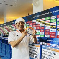 世界マスターズ水泳大会2023に出場しました！世界86ヵ国からスイマー達が福岡プールで競い合います。