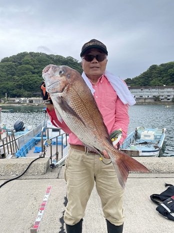 六甲磯釣クラブの月例会にて