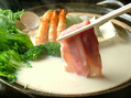 松茸の豆乳味噌鍋コース　　３５００円