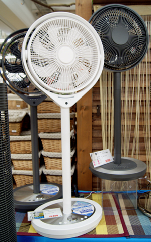扇風機で夏をクールに♪ 節電＆熱中症対策！