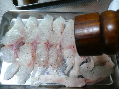 白身魚のじゃが芋包み焼き