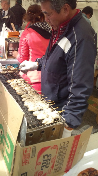 ひなせの牡蠣祭り行ってきました。　
