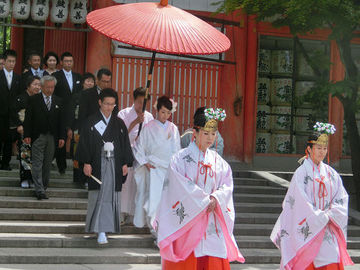 京都で結婚式に出会った
