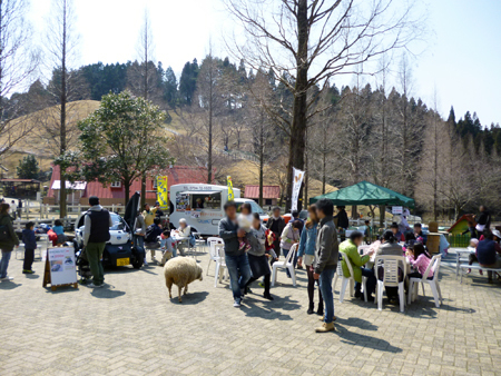 六甲山牧場の椎茸祭り
