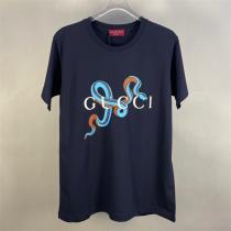 GUCCI Tシャツ 蛇モチーフ ロゴグラフィック ネイビーカラー グッチ GUCCI Tシャツ 蛇モチーフ ロゴグラフィック ネイビーカラー グッチ