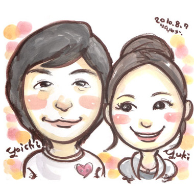 にがおえ描きます☆パラダイスオオノ2010in福井県大野市☆