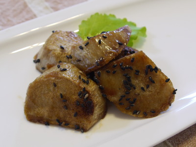 クッキングレシピ「甘辛！里芋の中華ポテト 」更新