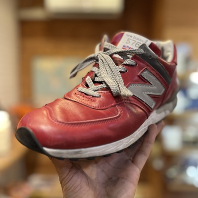 靴修理/ShoeRepairShop BECKMAN神戸-アメリカ靴を得意とするお店:New Balance/ニューバランス576ENGLAND×Vibram“Fell  Running