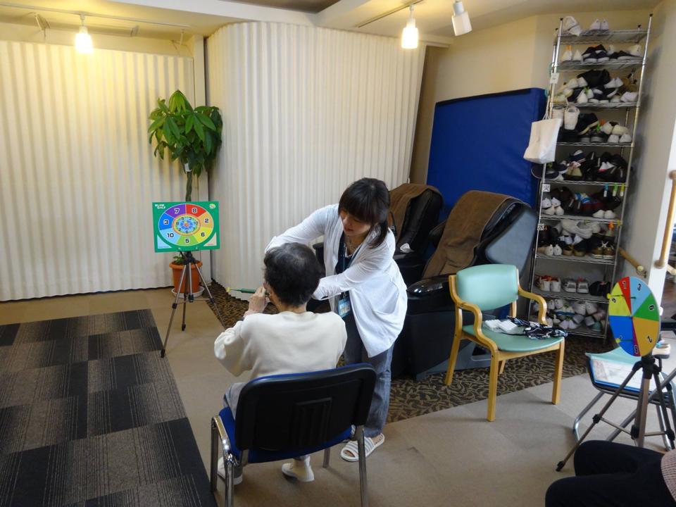 リハビリデイサービスで