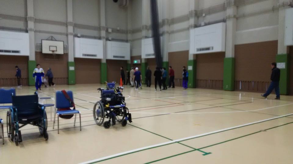障がい者スポーツセンターで