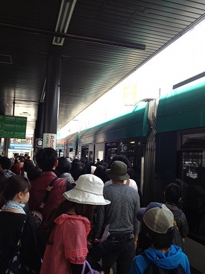 広島路面電車　乗り場