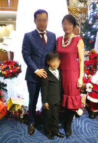 ご夫婦でオーダーして下さったお客様からの超嬉しいメールとお写真♪ 2015/12/19 10:52:31