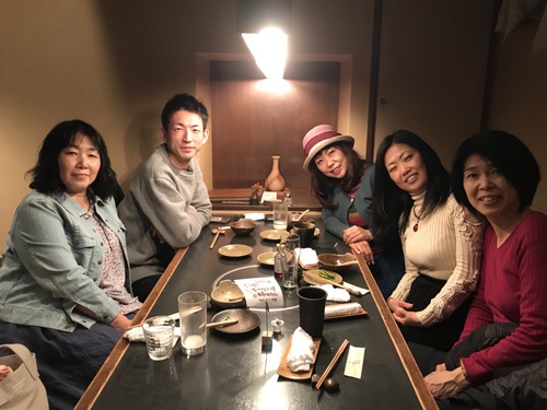 ３月度スピ飲み会は、不思議なメンバーで楽しみました