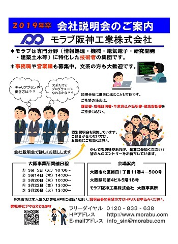 社内説明会２０１９年３月