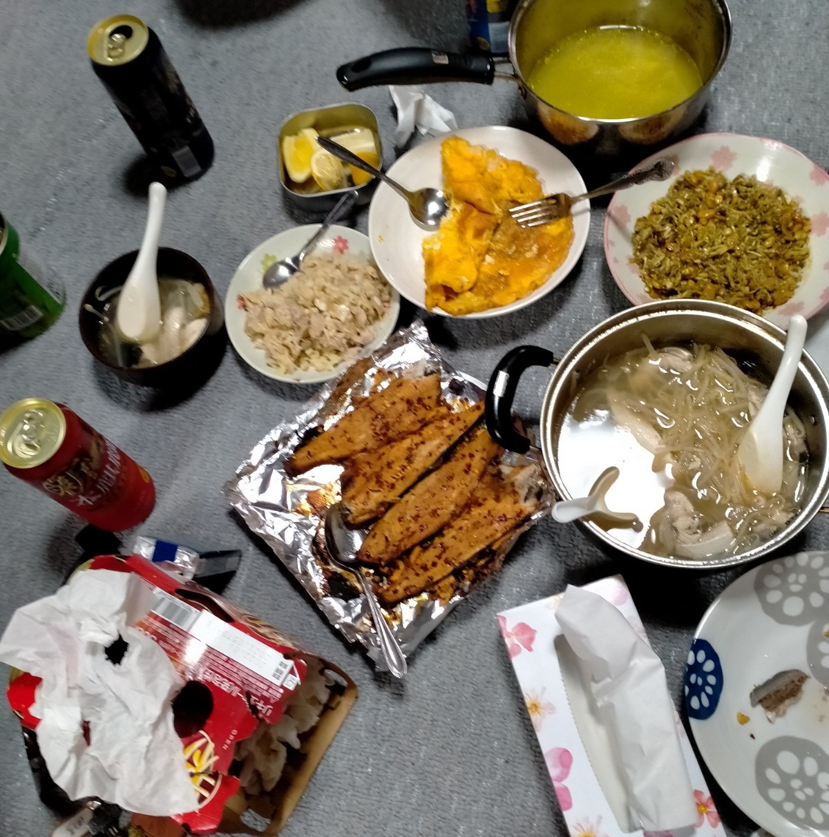 実習生の食事会