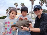 平磯！！子供とカレイ☆