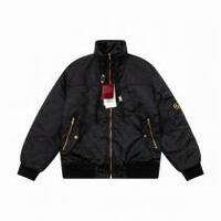 GUCCI 中綿入り ジャケット ブラック GGモノグラム ゴールドディテール グッチ