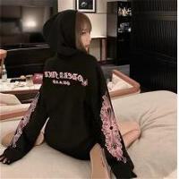 クロムハーツ パーカー MODERA FUTURA ロゴ ピンク装飾 CHROME HEARTS