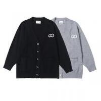 GUCCI カーディガン ダブルGロゴ ミニマル デザイン ポケット付き 高級感 グッチ