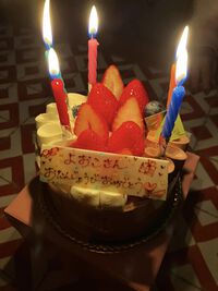 幸せいっぱい、感謝でいっぱいの誕生日