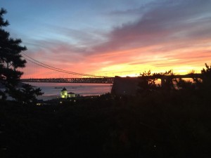 夕日