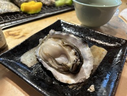 新しい家族で牡蠣食べ放題へ