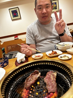母の日はたっちゃんと焼肉デート