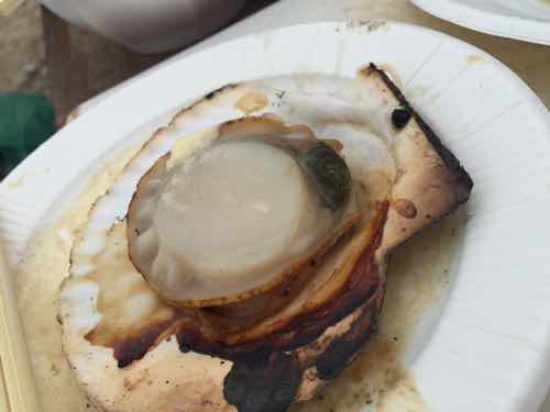 須磨海岸で芋煮会